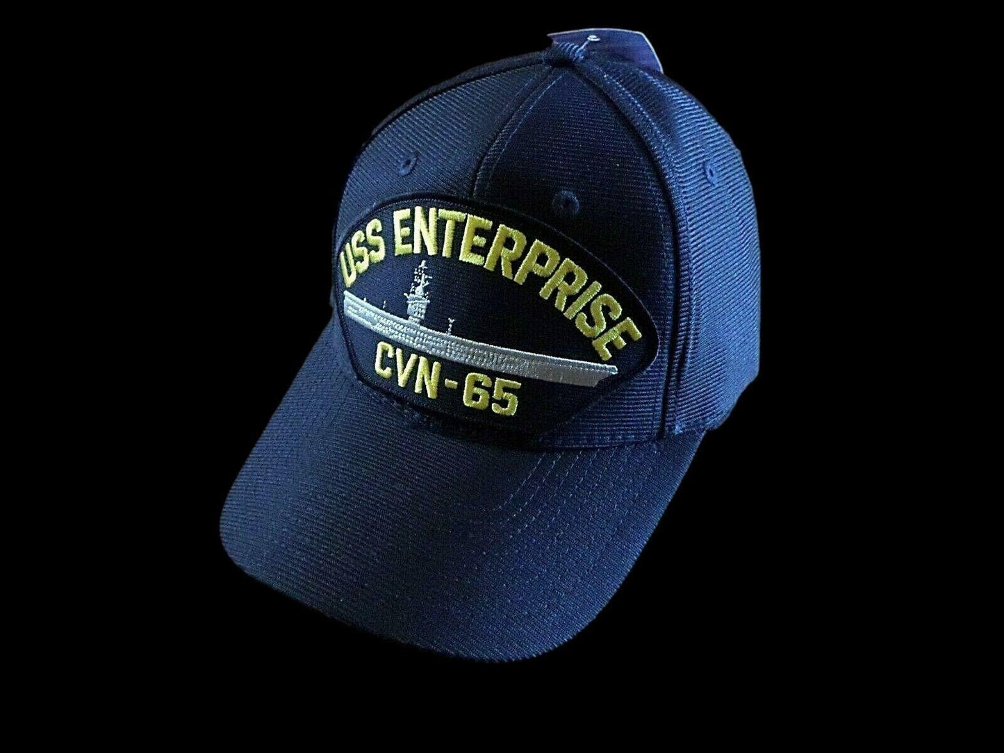 USS Enterprise CVN-65 Navy Ship HAT U.S Military Official Ball Cap U.S.A Made