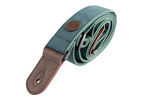 Kala Ukulele Strap Sonoma Coast Series, Bodega Blue Adjustable Ukulele Strap for Ukulele and U•BASS® with Sturdy Leather Ends and the Kala "K" Logo