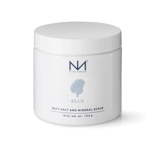 Niven Morgan Blue Bath Salt and Mineral Scrub 18oz