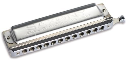 SAXONY Chromatic Harmonica, Matte, Key of C