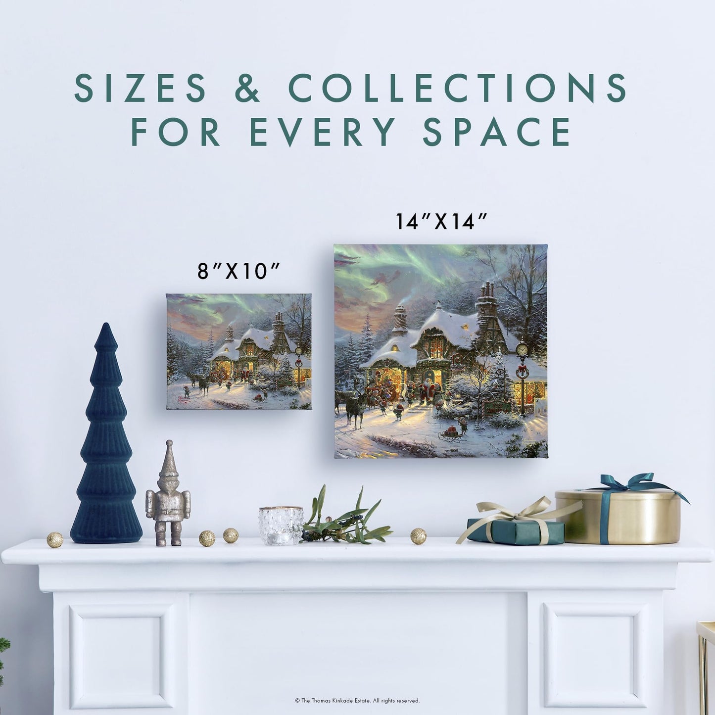 Thomas Kinkade Santa’s Night Before Christmas