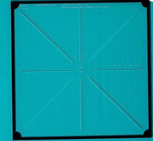 Westalee Crosshair Square 6 Point Template 12-1/2in
