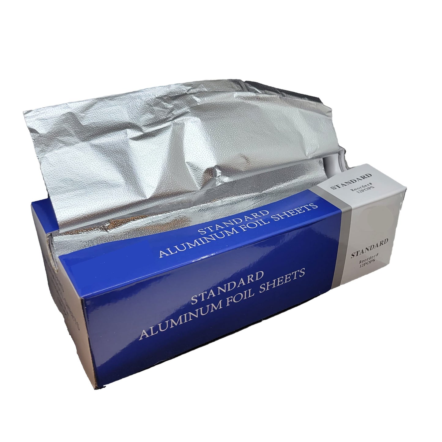Pre-Cut Aluminum Foil Sheets, Foil Pop Up Sheets, 12x12 Inches, Box of 500 Sheets
