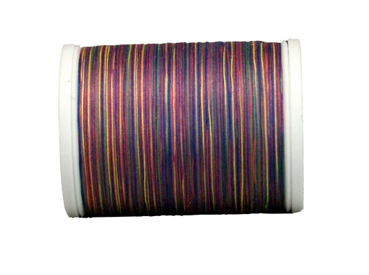 YLI 24450-11V 3-Ply 40wt T-40 Cotton Quilting Variegated Thread, 500 yd, Primary
