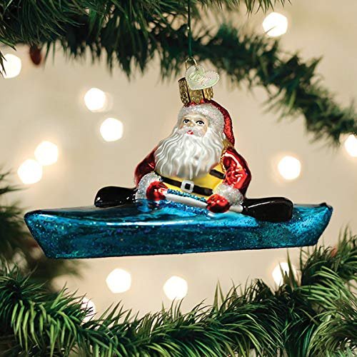 Old World Christmas Ornaments: Santa Collection Glass Blown Christmas Ornament for Christmas Tree