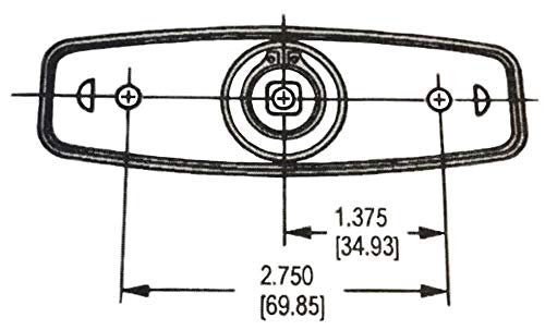 TRIMARK Clockwise Pop-Up Locking T-Handle (TM13946-01BLKRK)