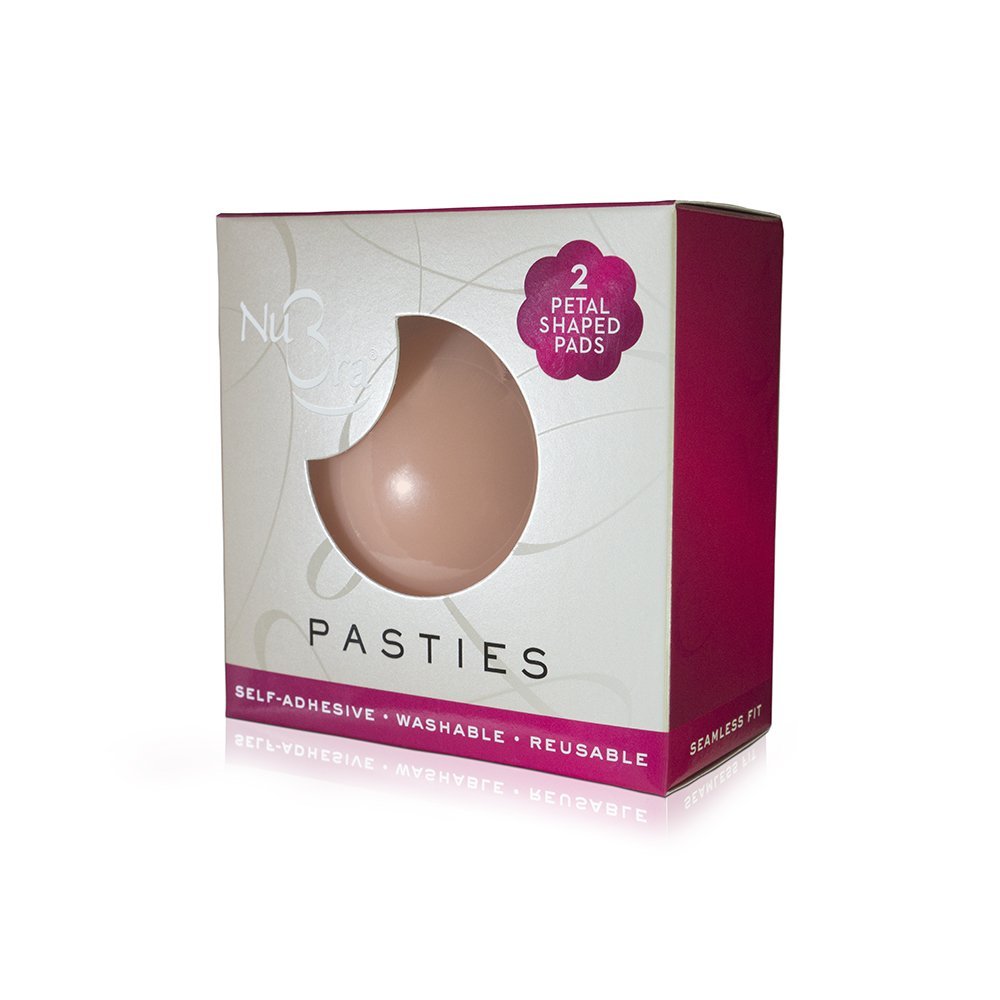 NuBra Women's NuBra Self Adhesive Pasties (Large, Nude)
