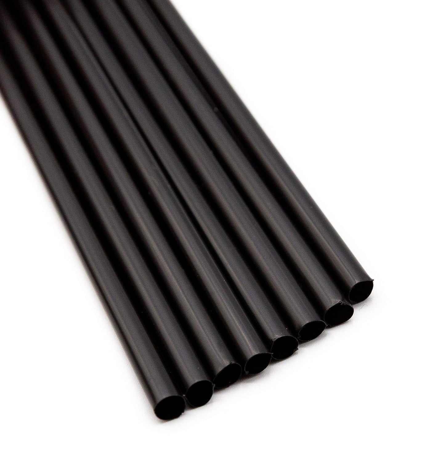 Made in USA Pack of 250 Unwrapped Plastic Drinking Straws
