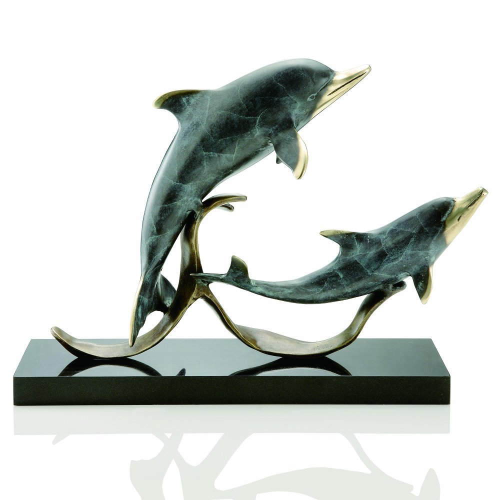 Sailor's Delight Double Dolphins Figurine