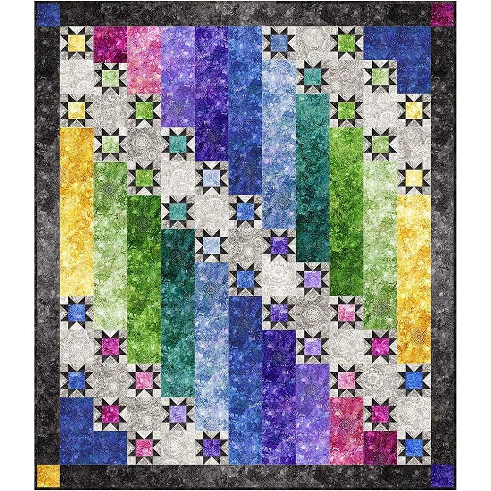 Aurora Nights 2 Quilt Pattern by Bound To Be Quilting