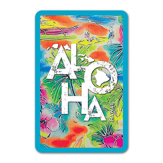 Welcome to the Islands Hawaii Playing Cards Tropical Aloha