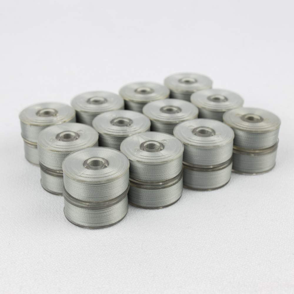 WonderFil, Specialty Threads, DecoBob, Pre-Wound Bobbins, Class 15 - Grey