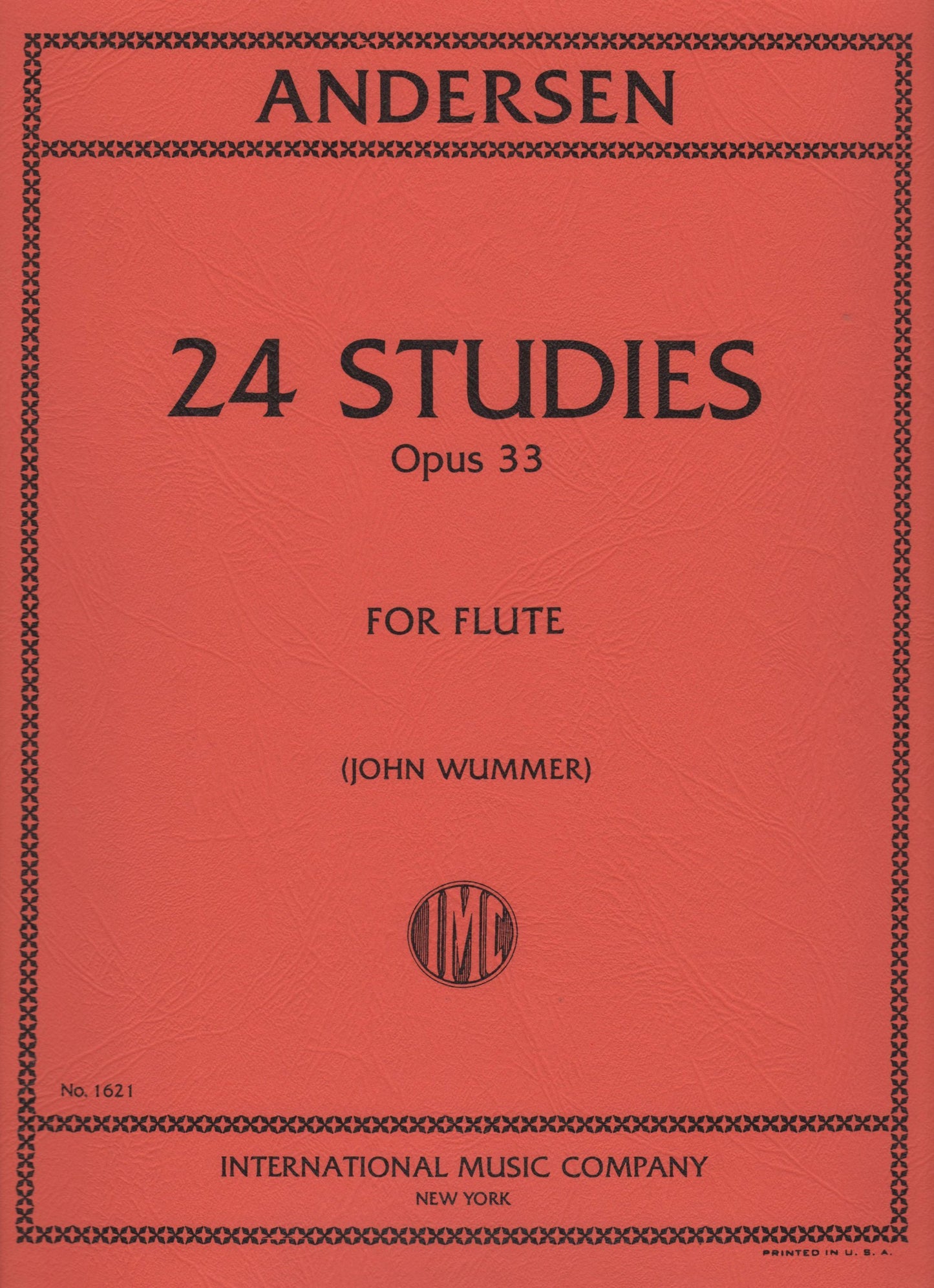 24 Studies, Op. 33 for Flute IMC1621