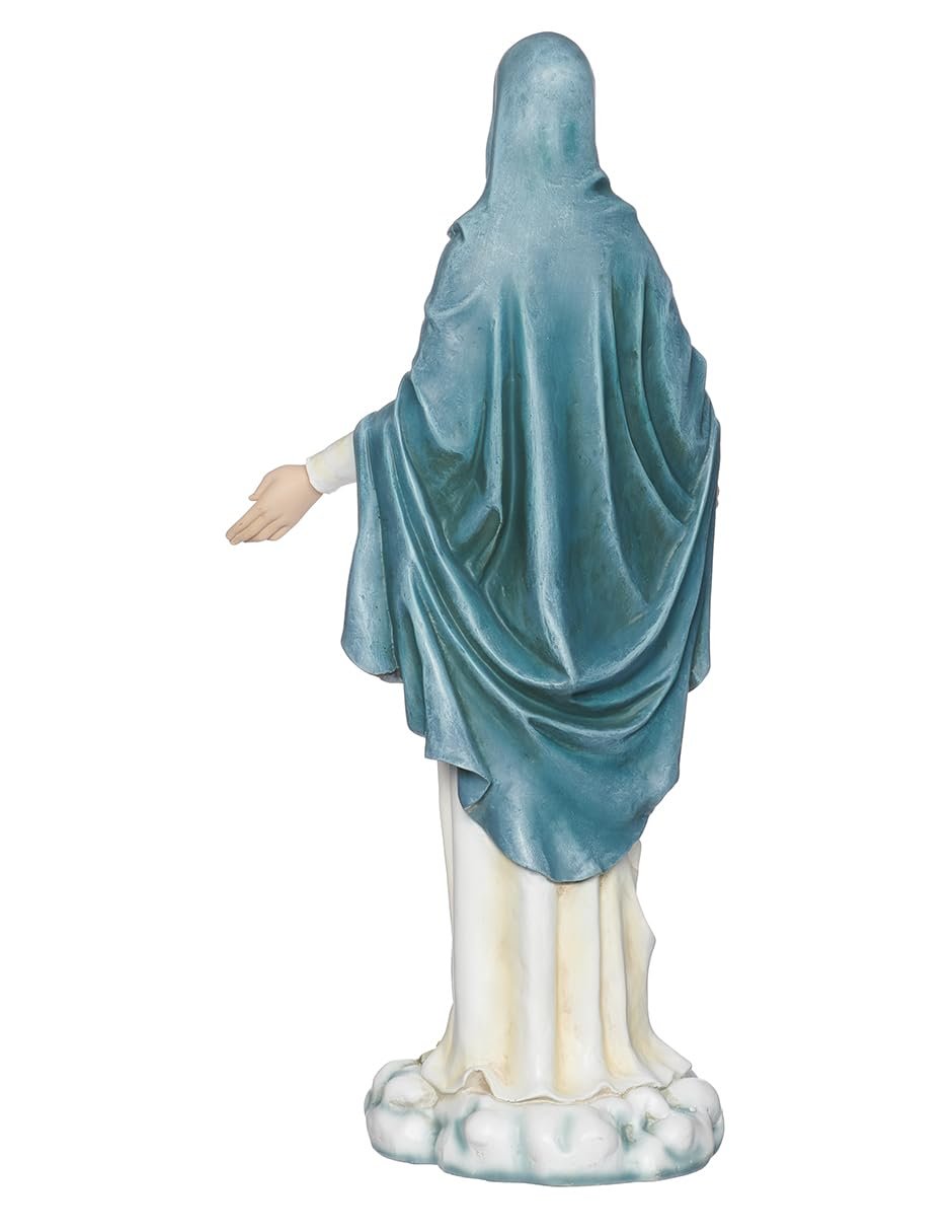 Roman oseph's Studio 23.5-Inch Our Lady of Grace Statue – Renaissance Collection, Catholic Home Decor, Virgin Mary Figurine, Religious Gift
