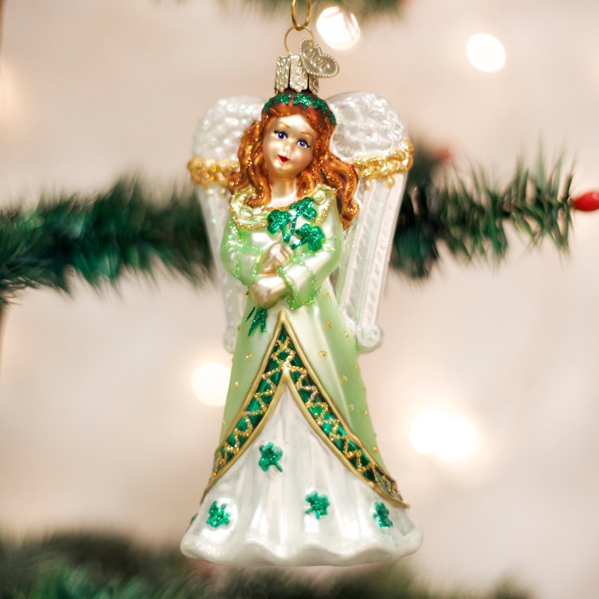 Old World Christmas Ornaments: Angel Collection Glass Blown Ornaments for Christmas Tree