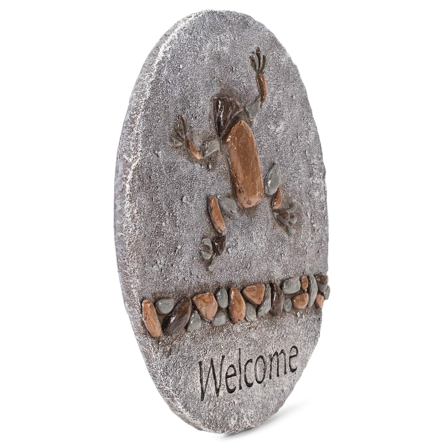 Roman Giftware Inc., Garden Collection, 11.75" D Frog Stepping Stone,Religious, Inspirational, Durable (11x11x1)