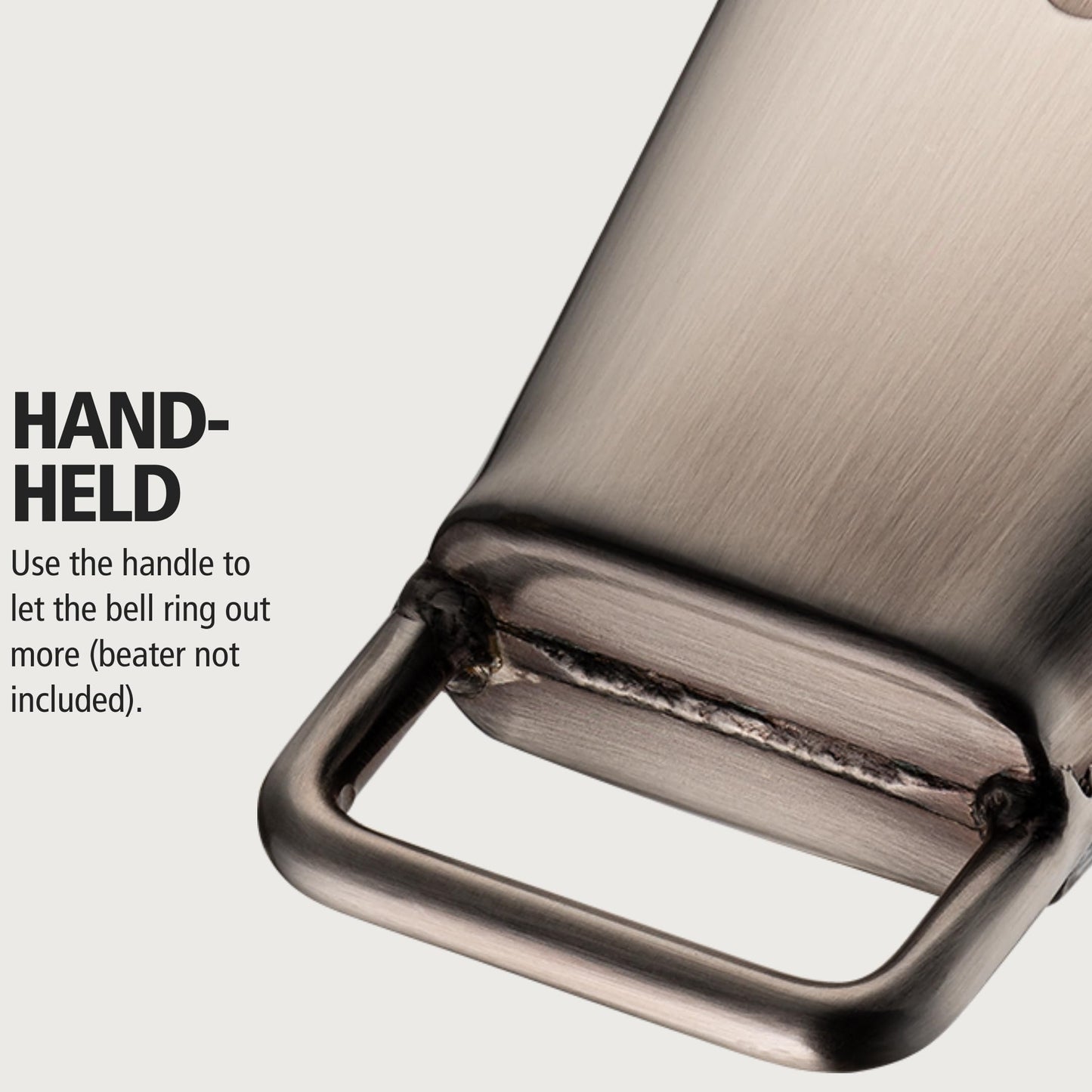 Handheld Cowbell with Holder