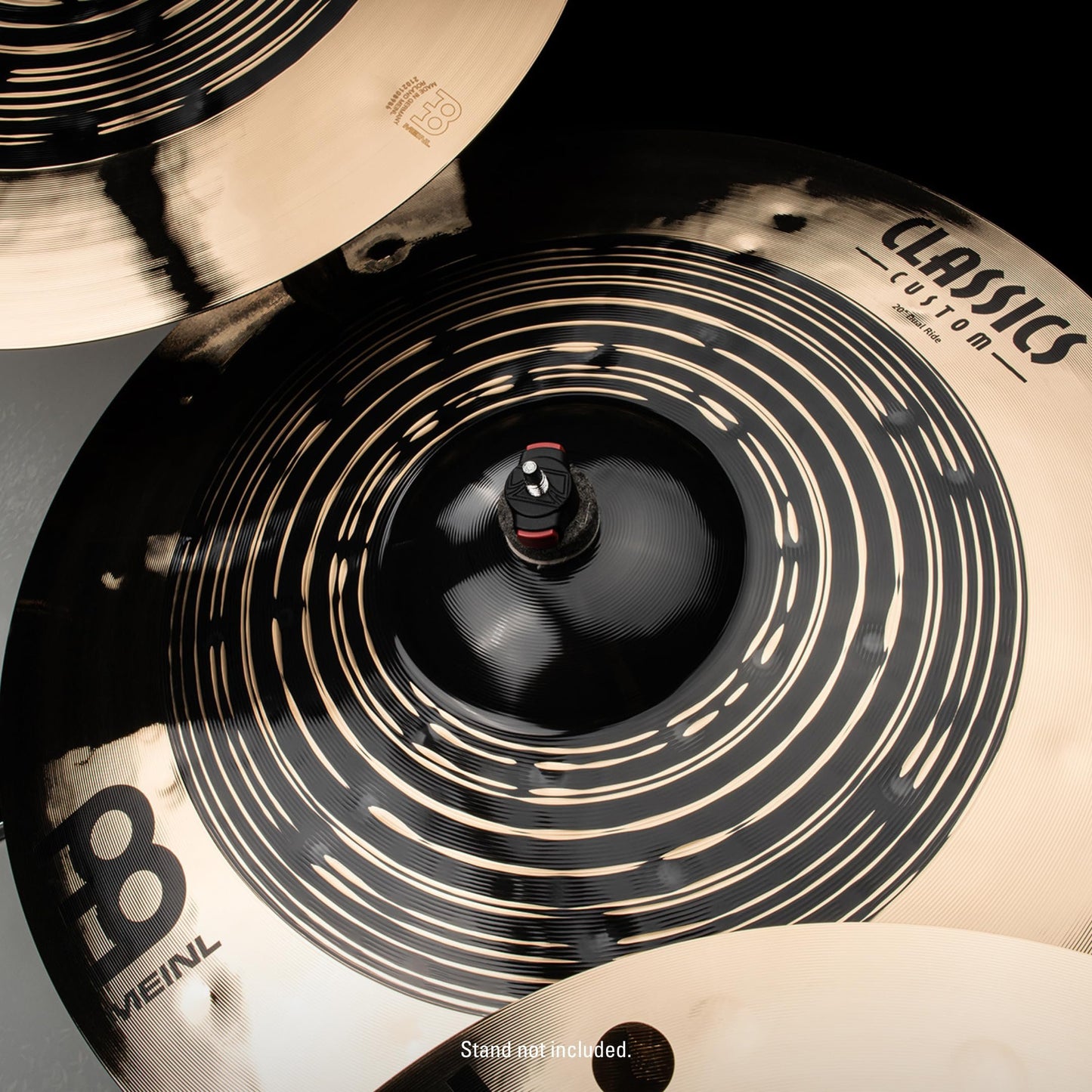 Meinl Cymbals Classics Custom Dual 22" Ride Cymbal, Dark and Brilliant Finish — Made in Germany — for Rock, Metal and Fusion, 2-Year Warranty (CC22DUR)
