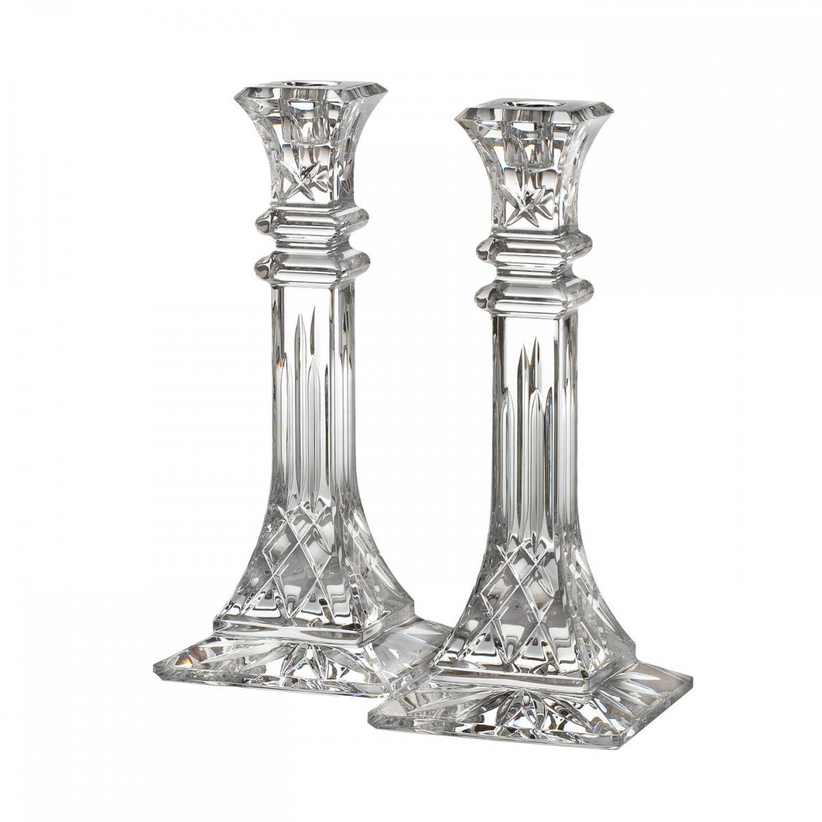 Waterford Lismore Candlestick Pair, 10", Clear