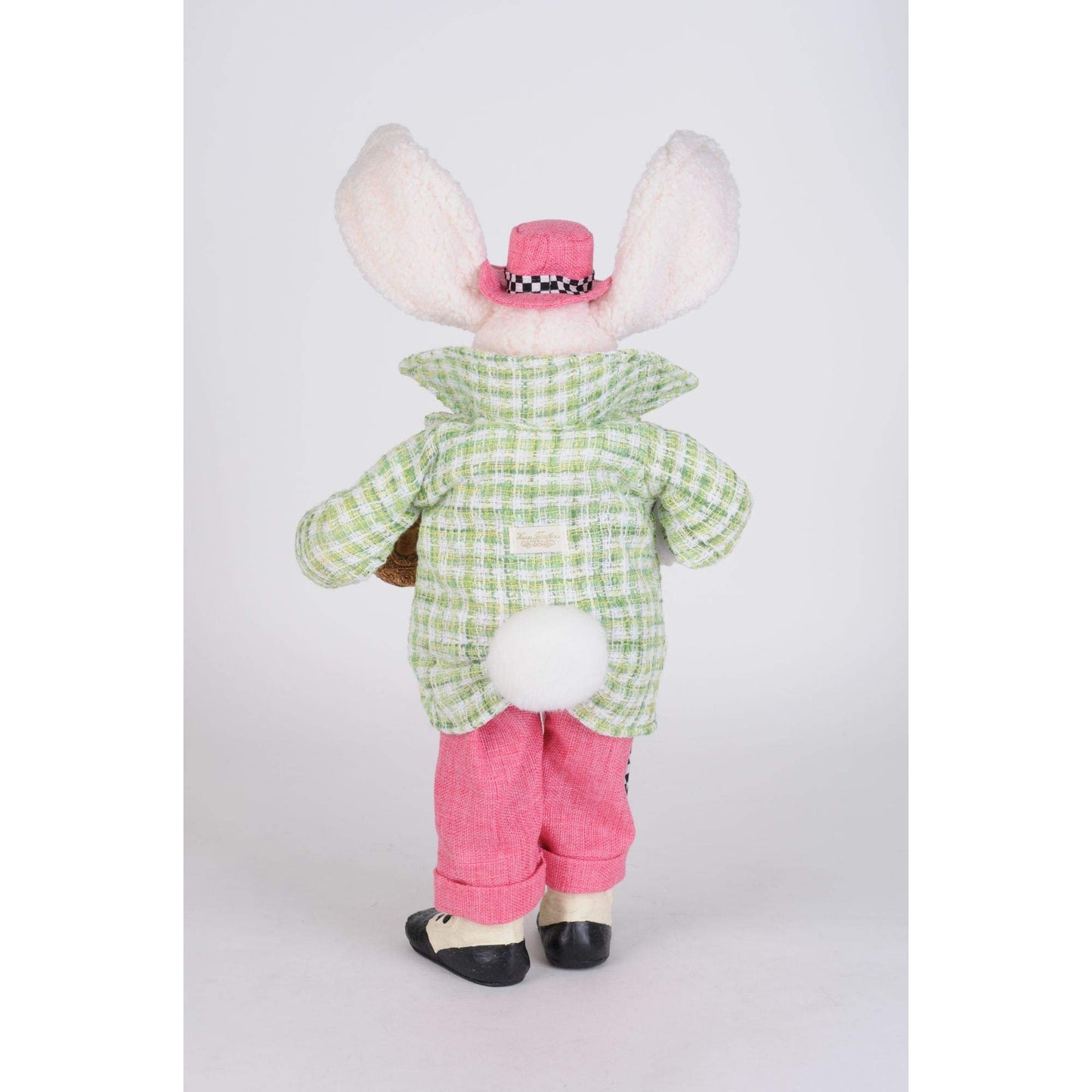 Karen Didion Time for a Stroll Bunny Figurine, 20 inches - Spring Inspired Collectibles