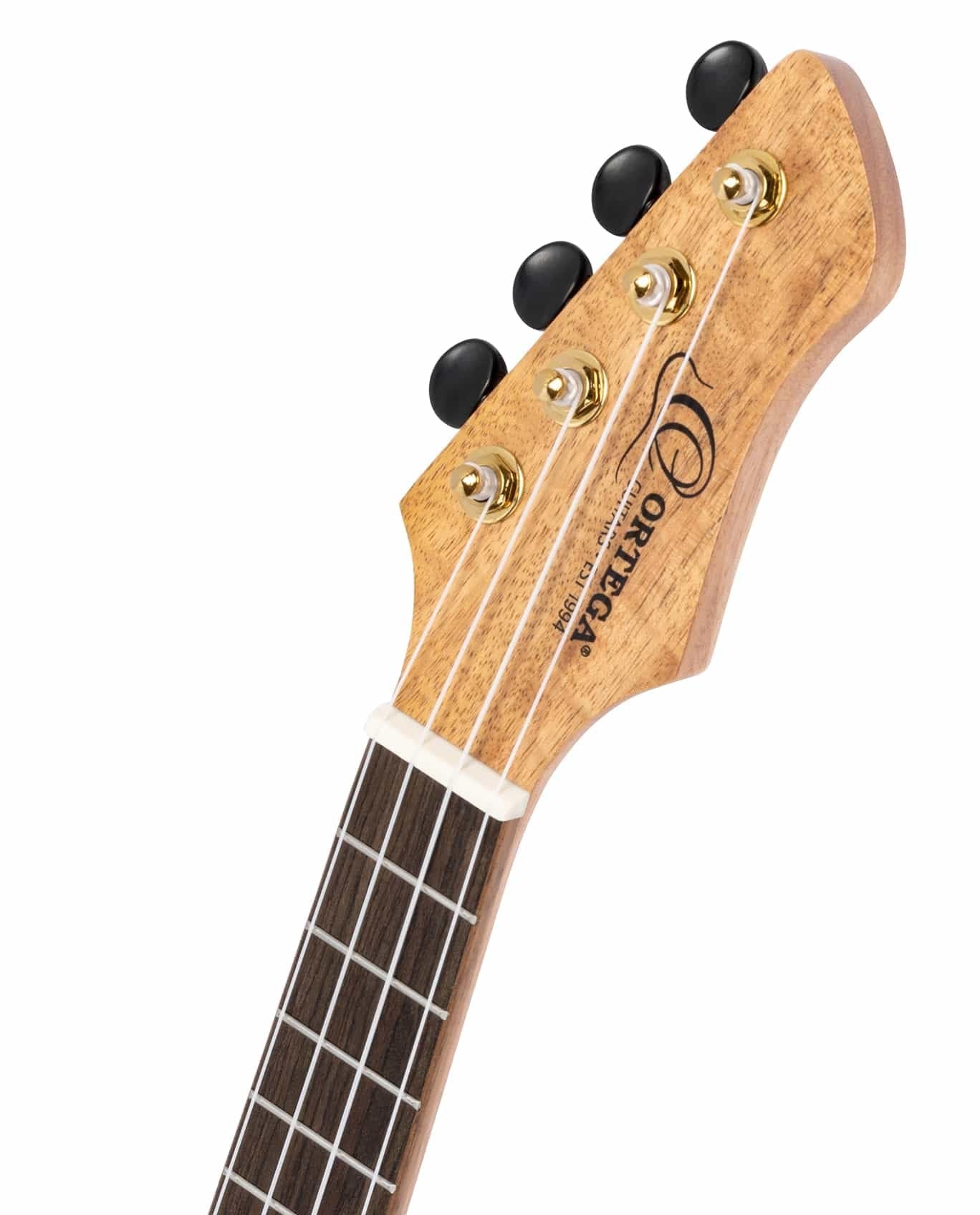 Ortega Guitars, 4-String Horizon Series Revese Headstock Left-Handed Concert Acoustic-Electric Ukulele w/Bag, Natural (RUMG-CE-L)