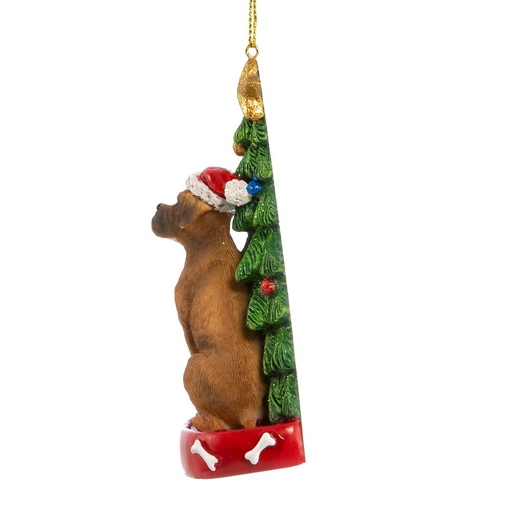 Kurt S. Adler Kurt Adler 4.25-Inch Resin Boxer Ornament