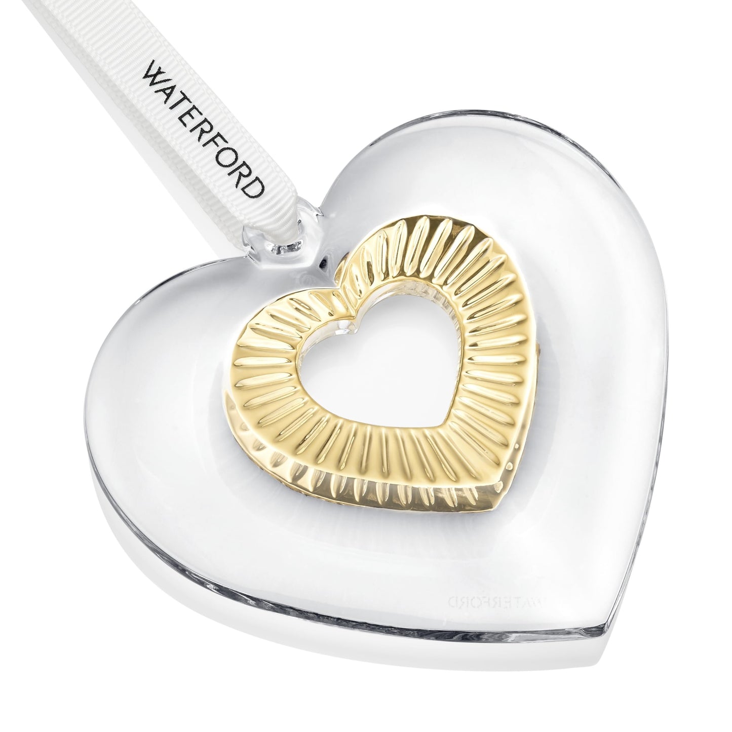 Heart Ornament with Gold
