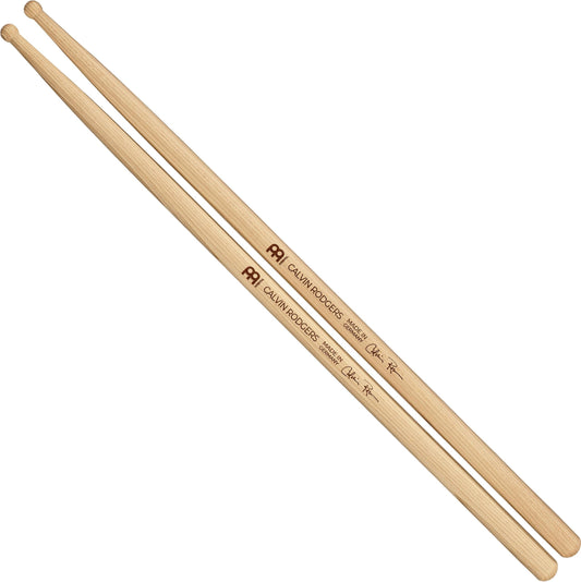 Meinl Stick & Brush Drumsticks, Calvin Rodgers Signature — American Hickory with Round Shape Wood Tip — Made in Germany (SB601)