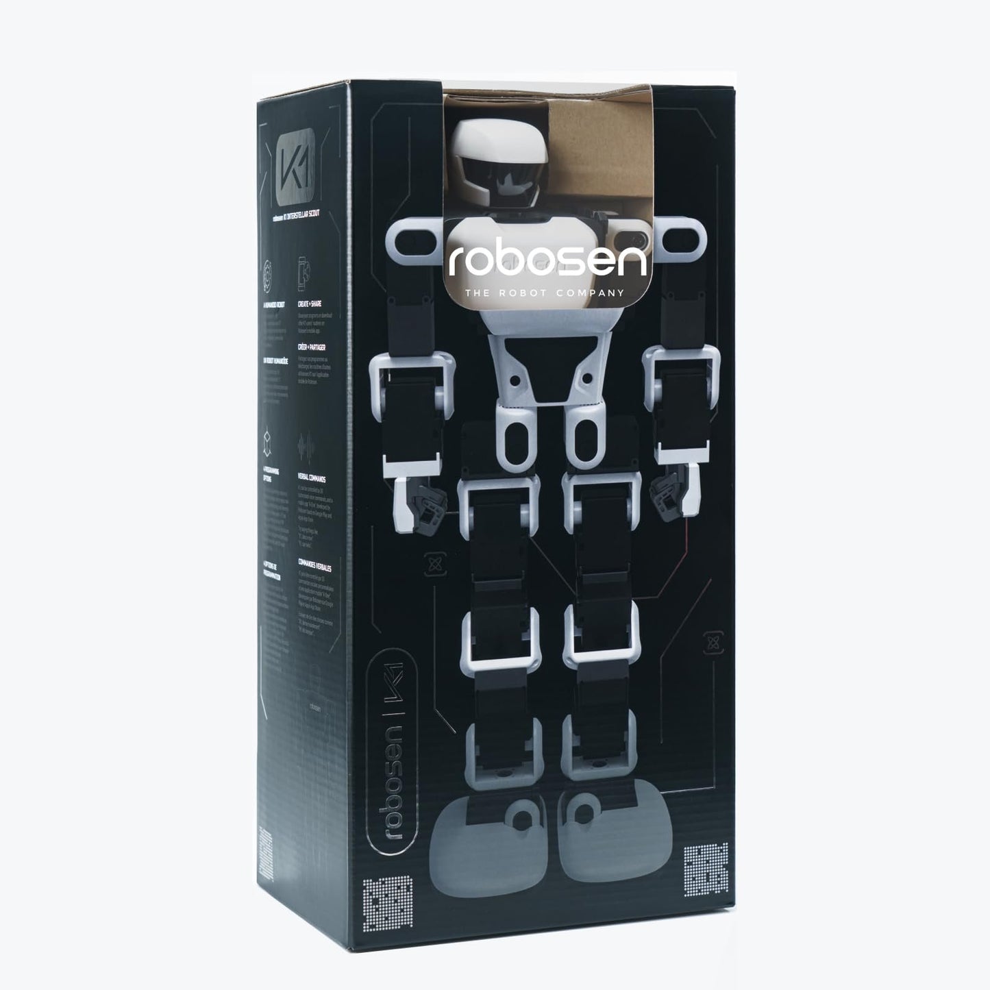 Robosen Interstellar Scout K1 – The Ultimate Robot Gift for Kids and Tech Enthusiasts, with Voice Control, 17 Servo Motors, and App Integration, 13.7-inch