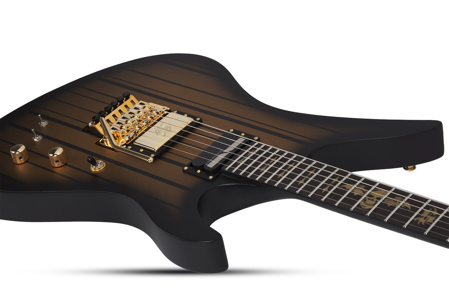 Schecter Synyster Gates Custom-S Electric Guitar - Satin Gold Burst