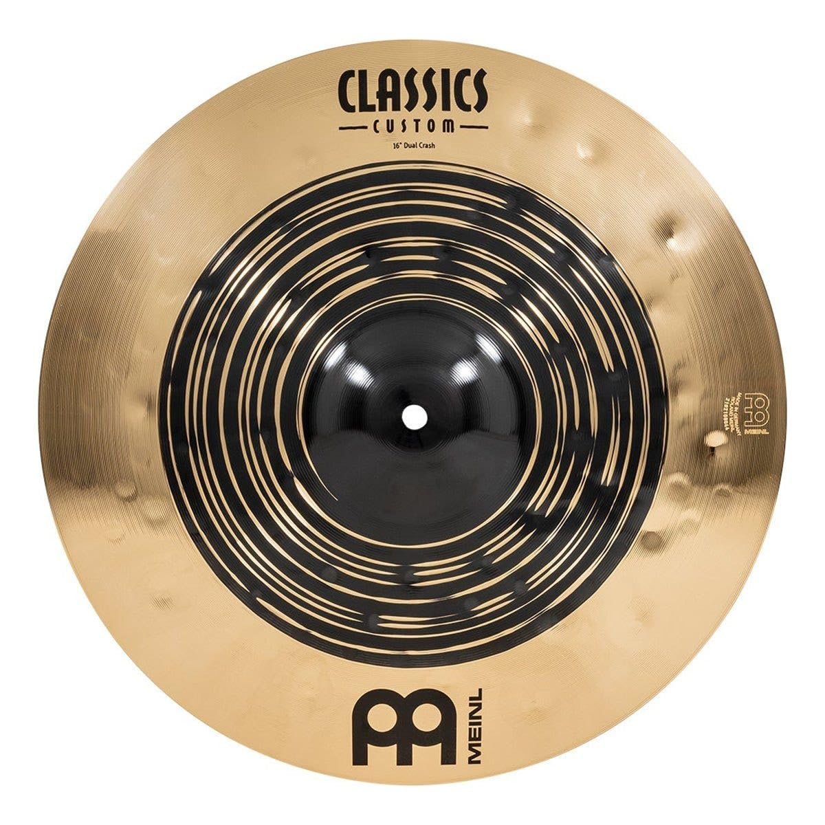 MEINL Cymbals Minel Classics Custom Dual Series Crash Cymbal Dual Crash CCDUC