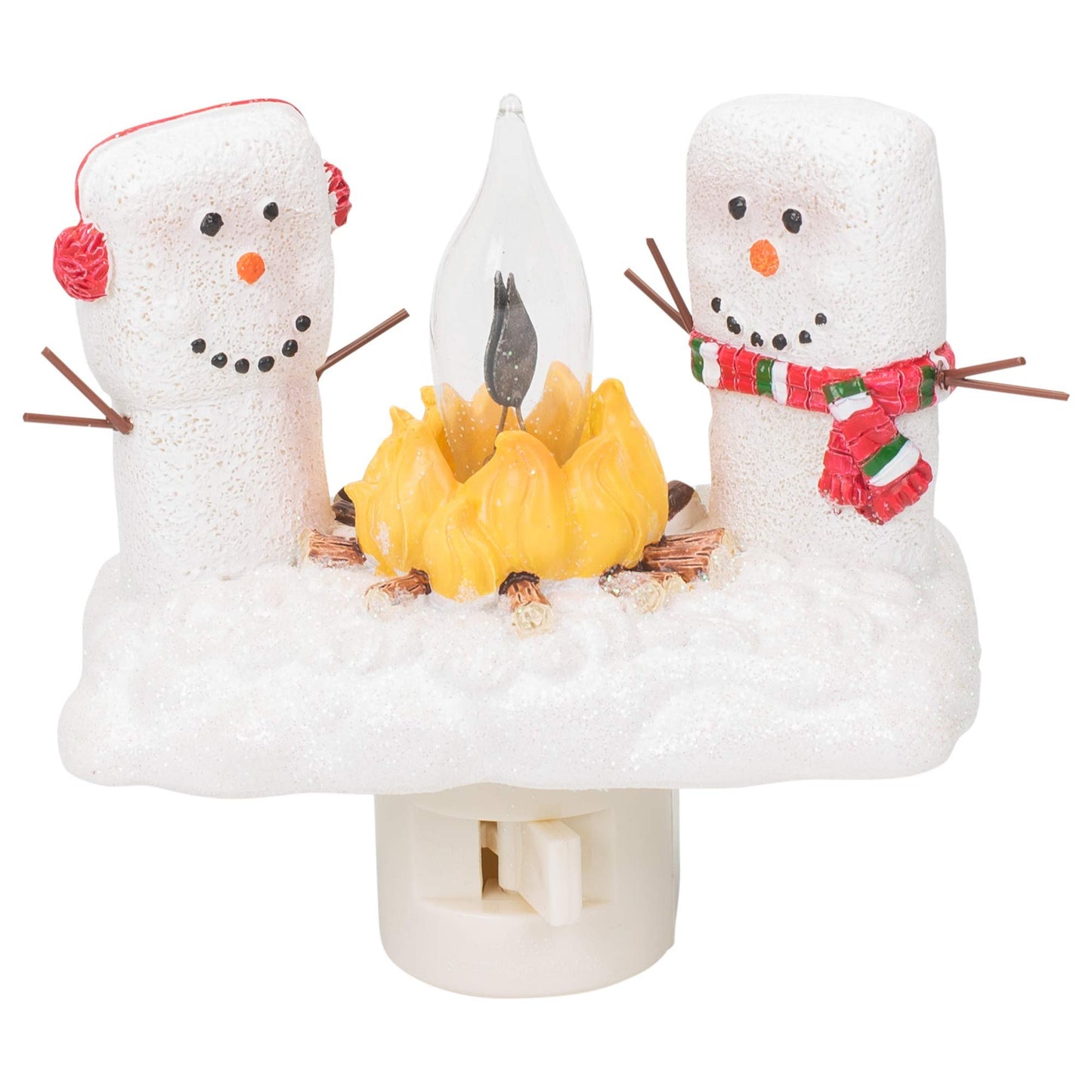 Roman 4.5" Marshmallow W/Holly Xmas