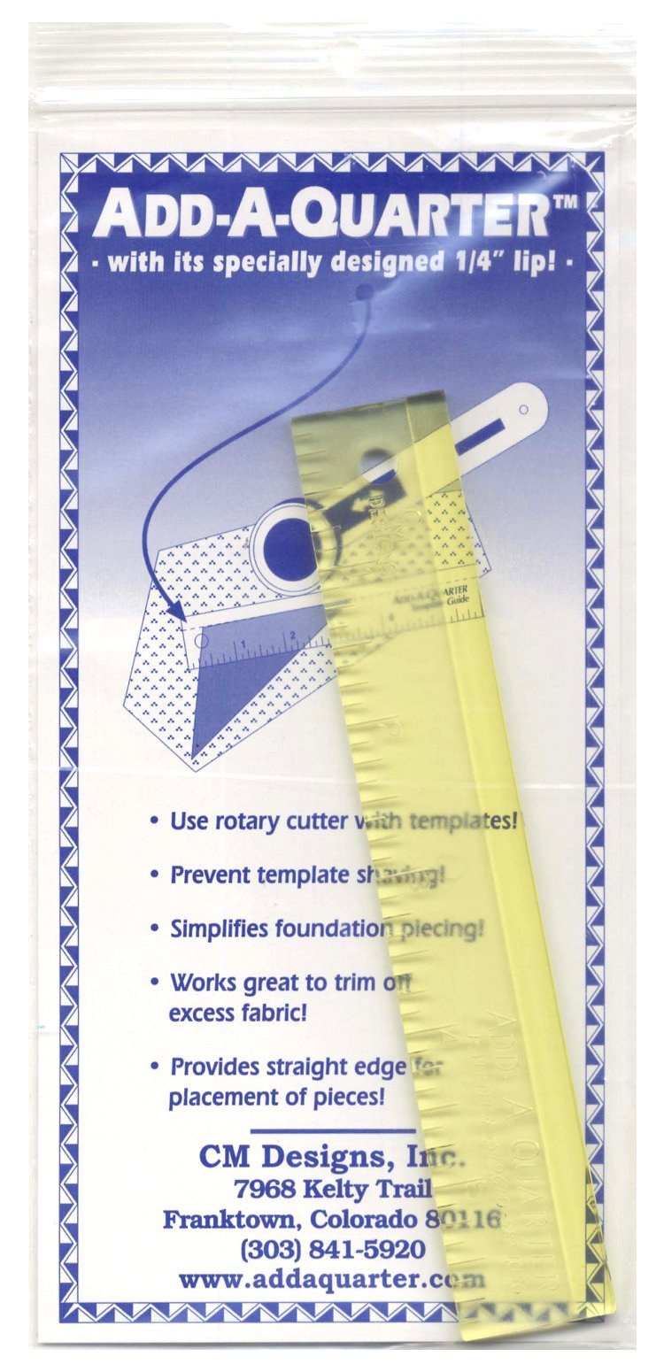 Add-a-Quarter Ruler Bundle of 3 Sizes: 1" by 6"; 1.5" by 12", and; 2.5" by 18"
