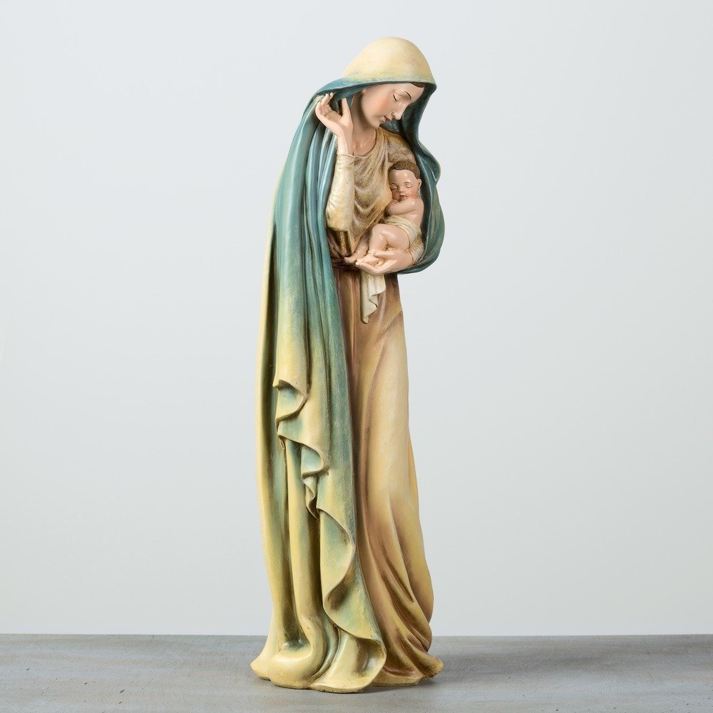 Madonna and Child Jesus Renaissance Collection 18 Inch Resin Stone Statue Figurine