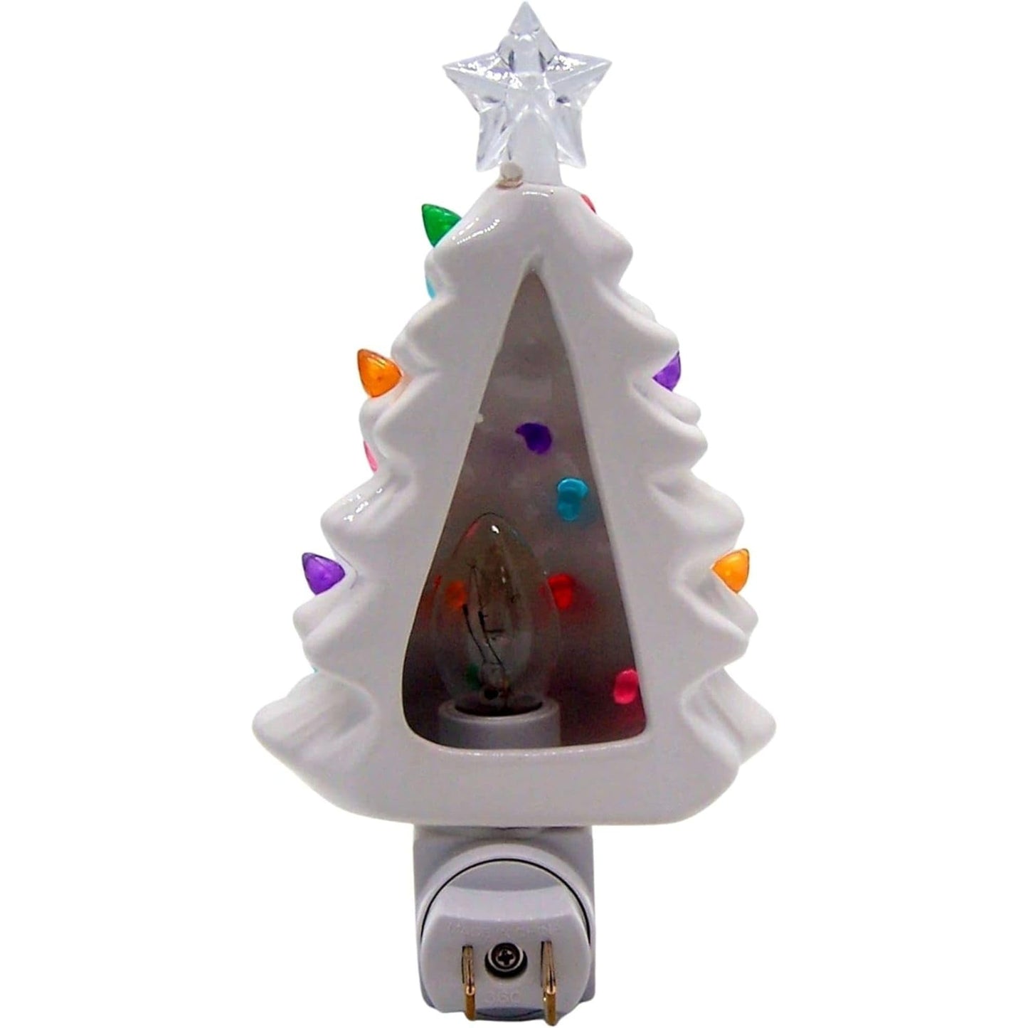 Roman 6.5" H Vintage White Tree Night