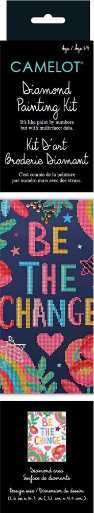 Camelot Dotz Diamond Art Kit 12.6"X16.3" - Be The Change