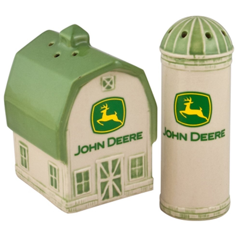 John Deere Logo Barn & Silo Salt/Pepper Set