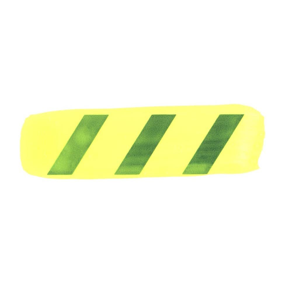 High Flow Acrylics by GOLDEN, Fluorescent Chartreuse, 16 fl. oz. Bottle, Professional Acrylic Paint, Transparent