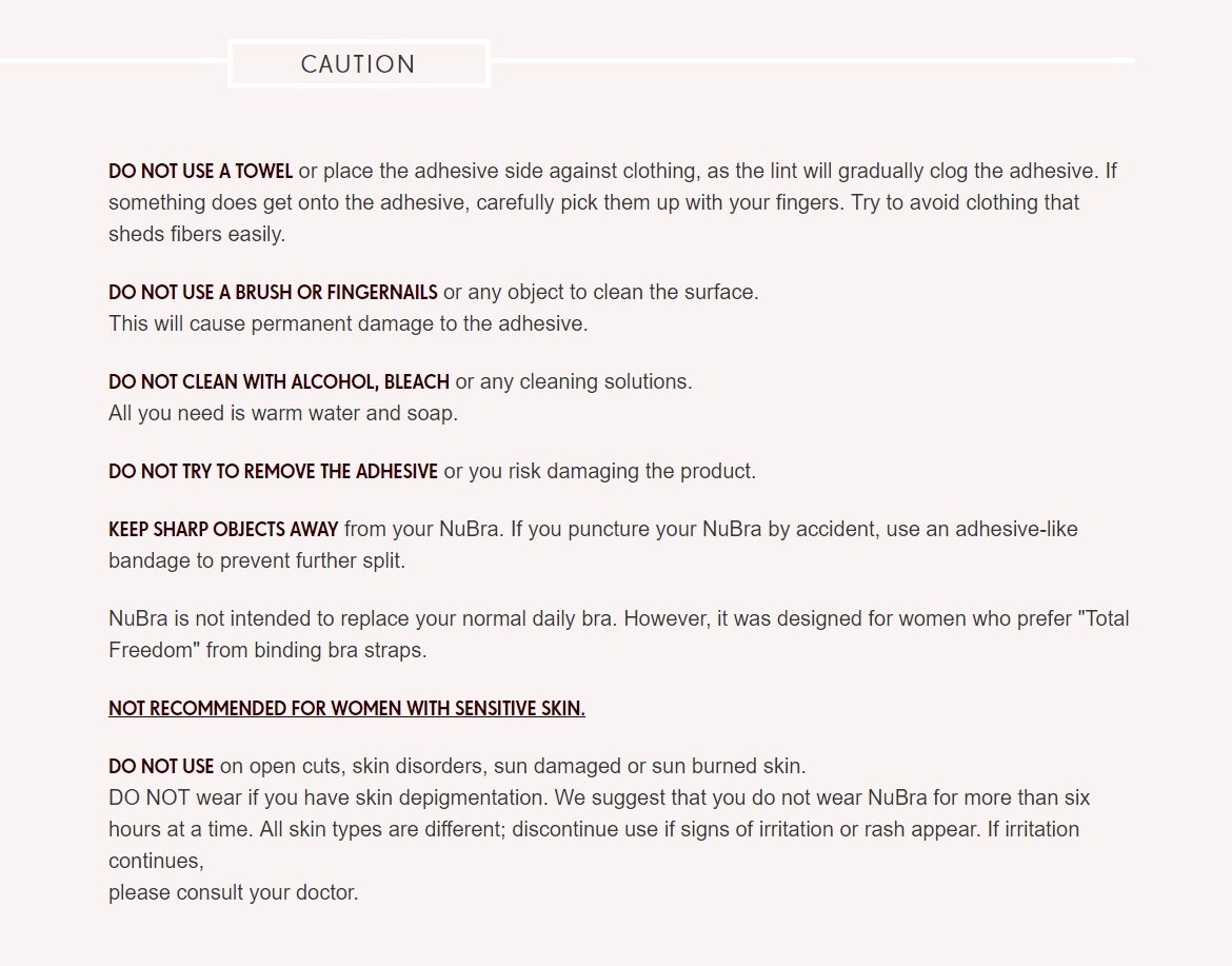 NuBra Women's (TPC F700 Feather-Lite Travel Pack)