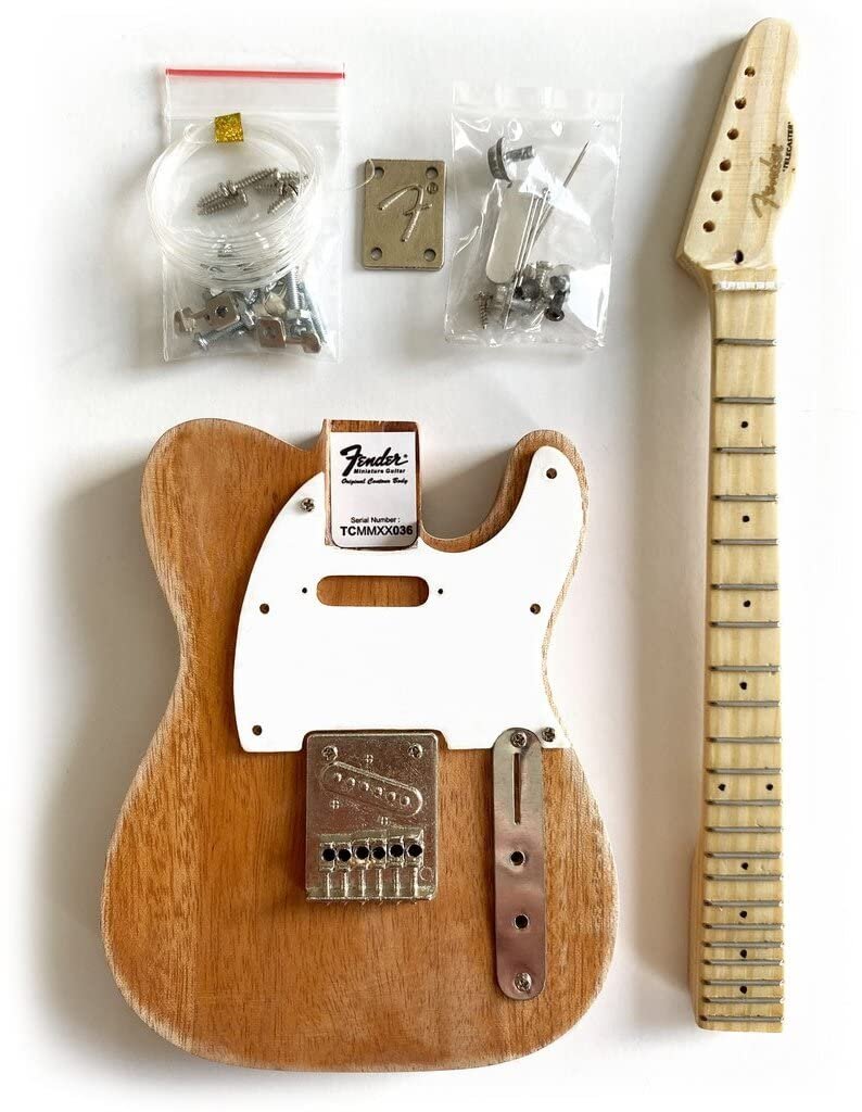 Miniature Guitar MODEL KIT - Fender™ Telecaster™ - BUILD YOUR OWN - Officially Licensed