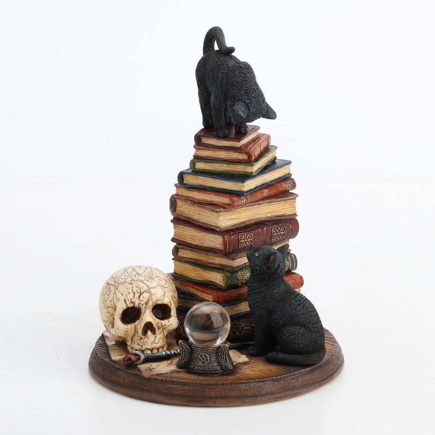 Veronese Design 7 1/4 Inch The Moral High Ground Resin Cat Figurine Hand Painted Finish