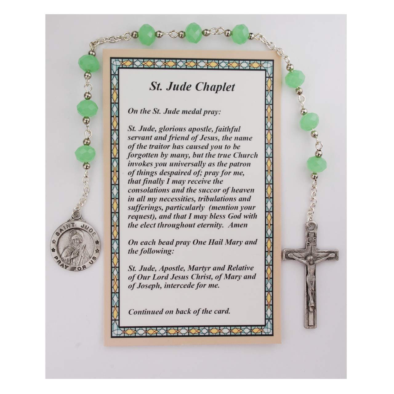McVan St. Jude Chaplet with Card