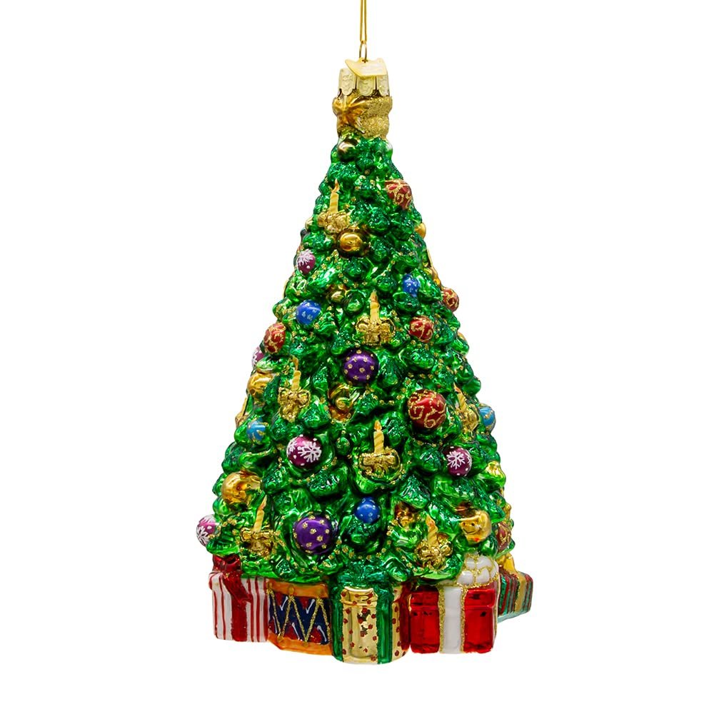 Kurt Adler 7.5-Inch Bellissimo Glass Christmas Tree Ornament