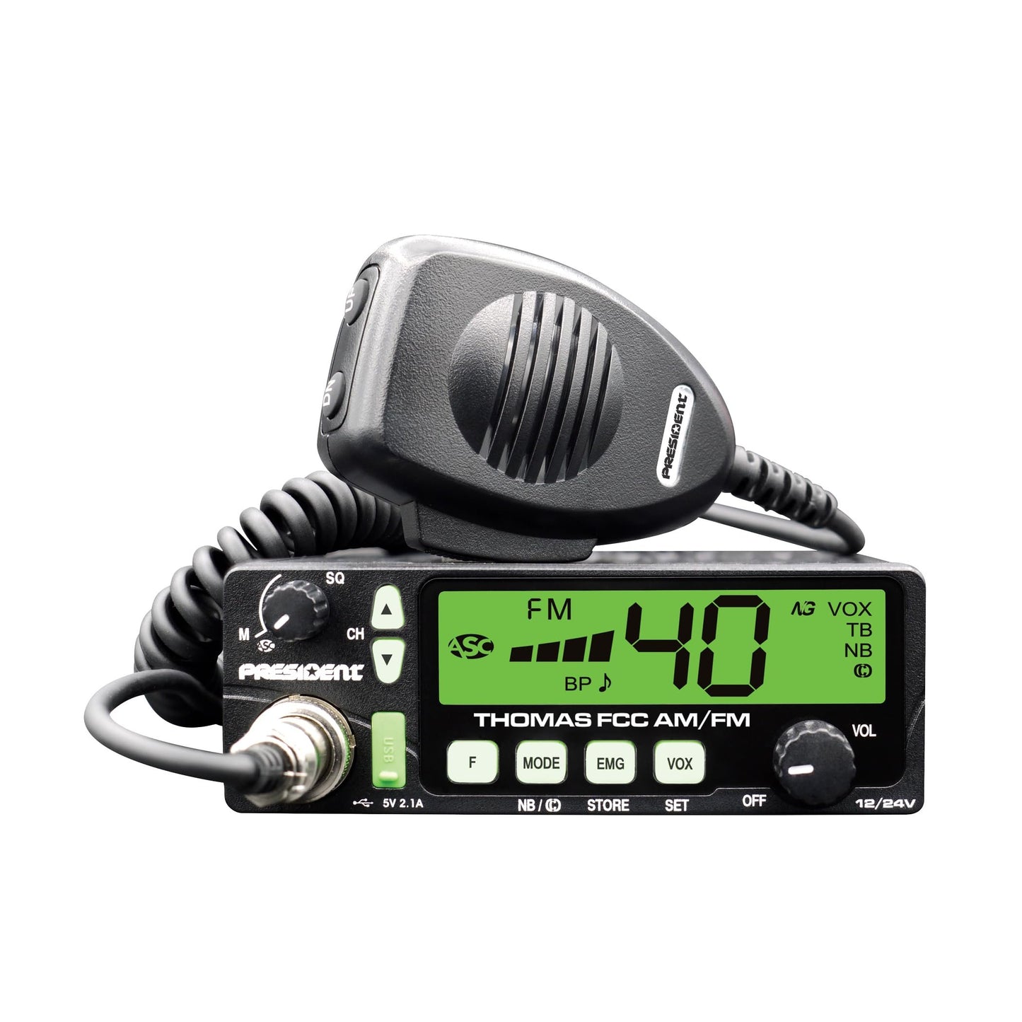 President Electronics Thomas FCC AM/FM CB Radio