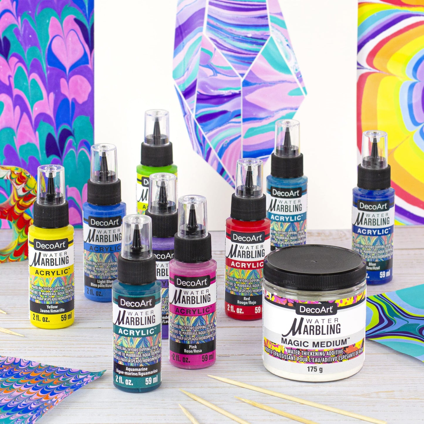 DecoArt White Water MARBLING Paint