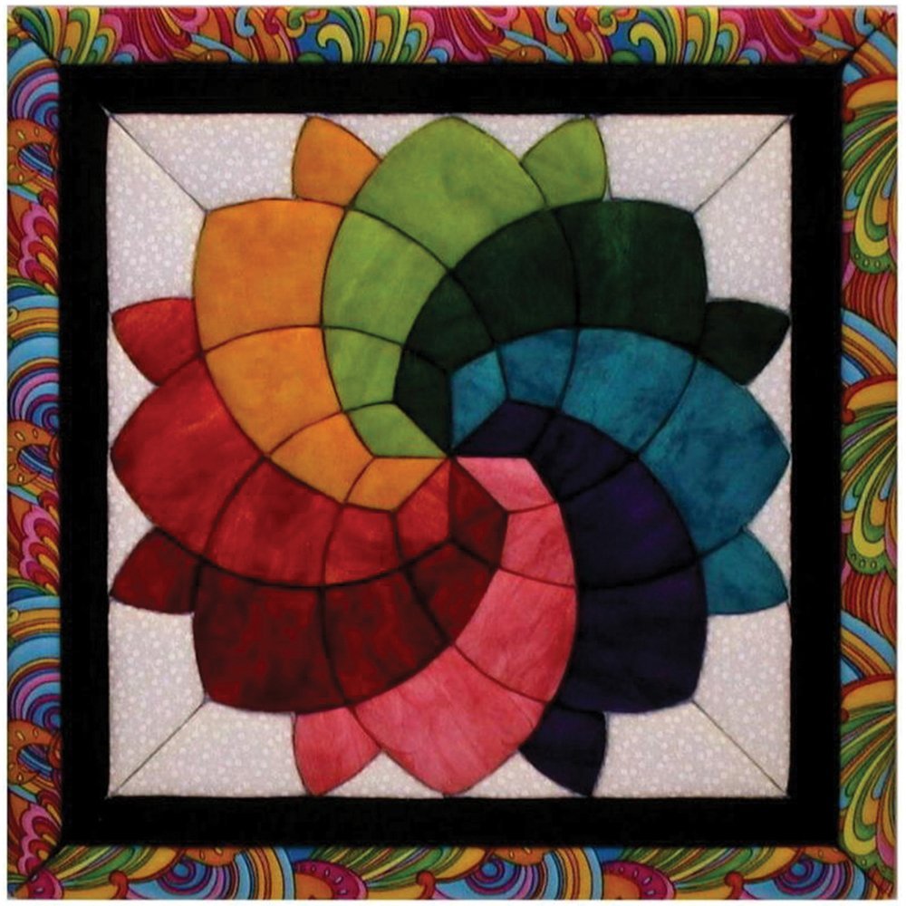 Quilt Magic Sew Wall Hanging Kit-Blossom, Multicolor