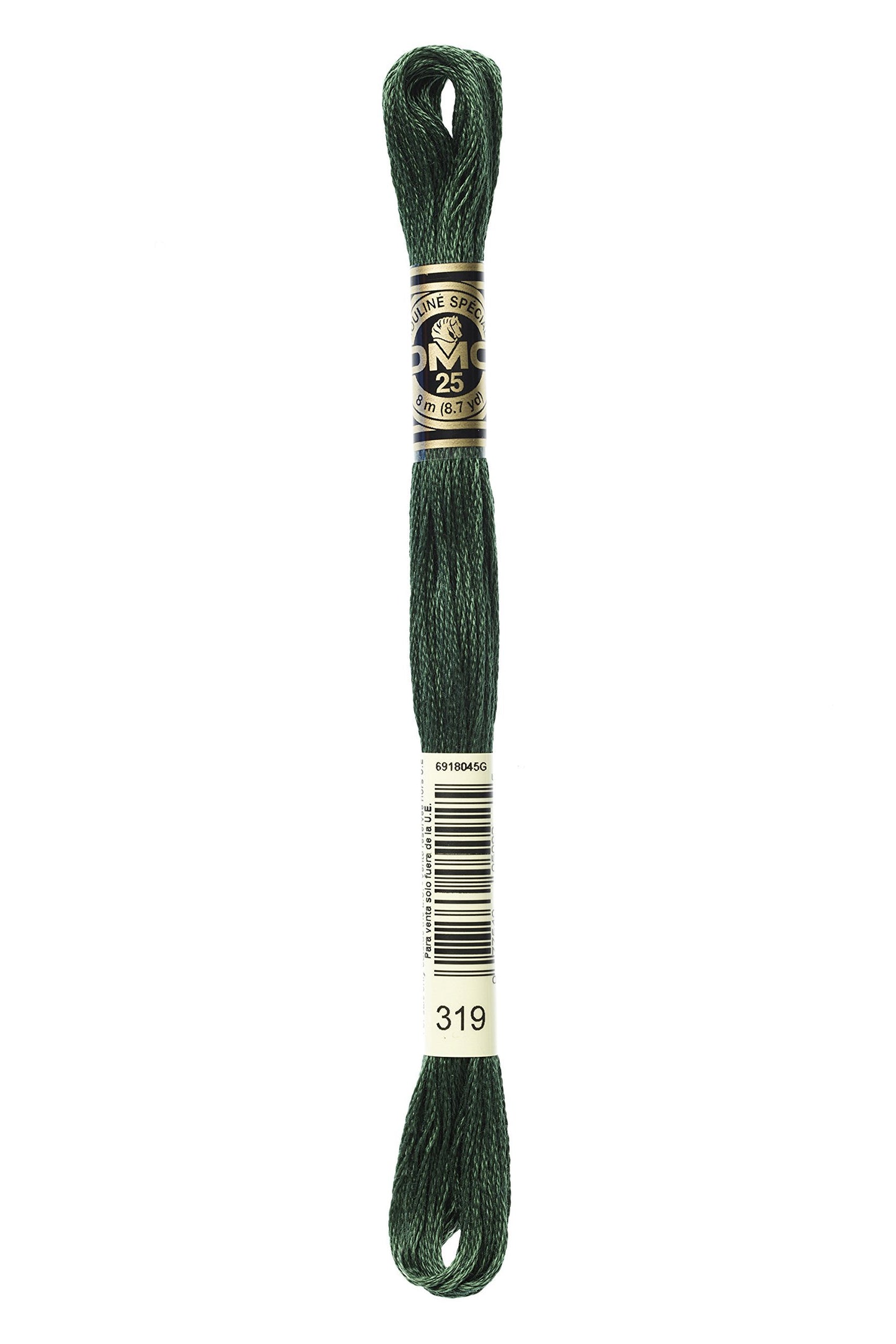 Dmc 6-Strand Embroidery Cotton 8.7yd-Very Dark Pistachio Green