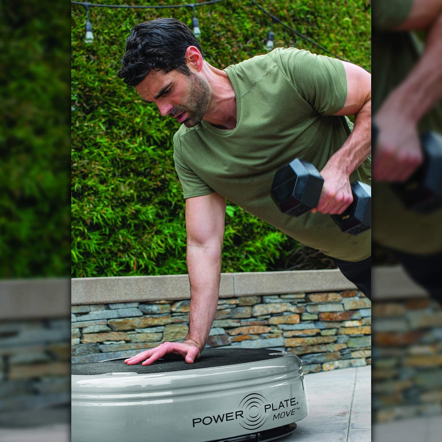 Power Plate Move Vibration Platform, Vibrating Plate to Increase Core Strength, Improve Balance and Stability