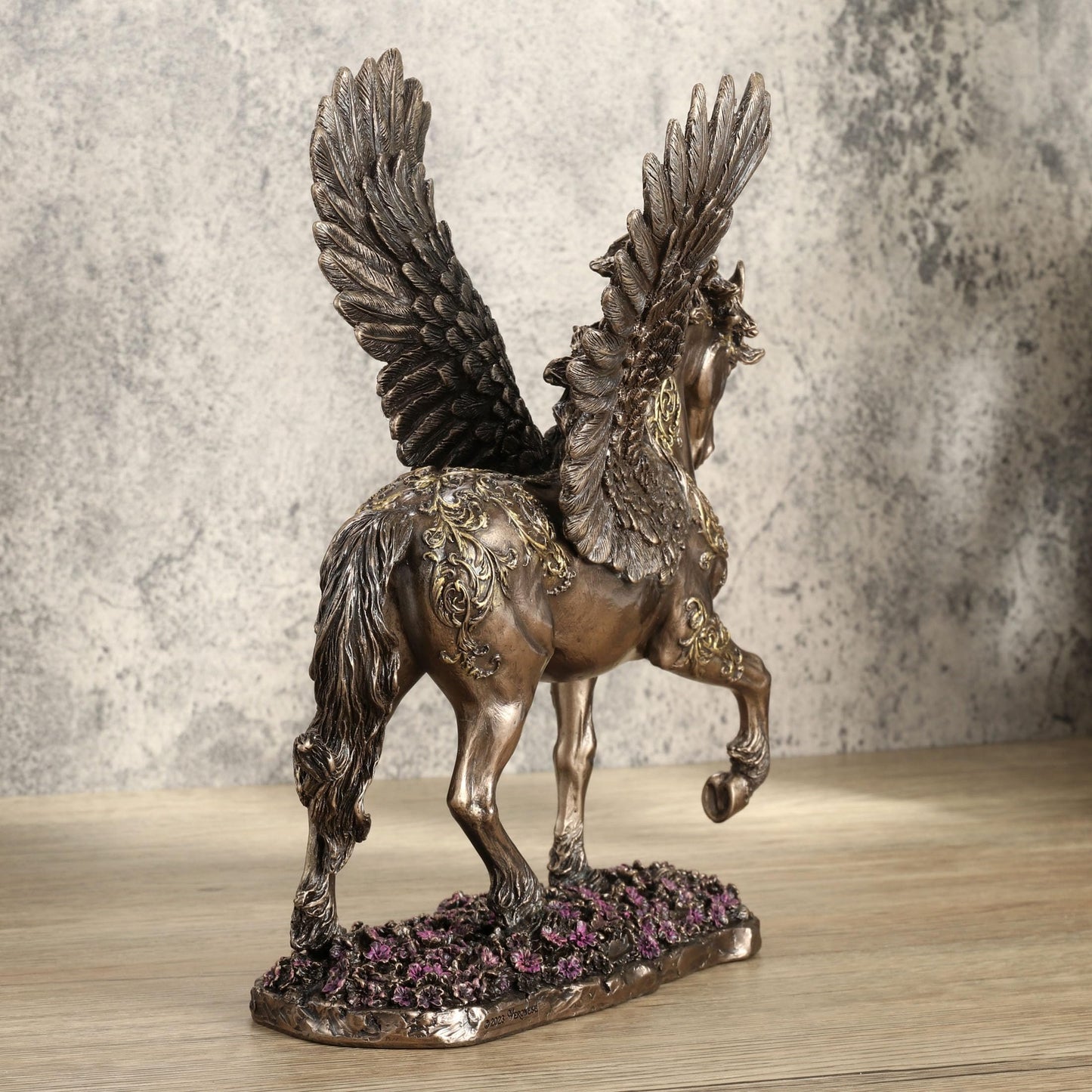 Veronese Design 10 5/8 Inch Divine Pegasus Winged Horse Cold Cast Resin Statue Bronze Finish Animal Sculpture