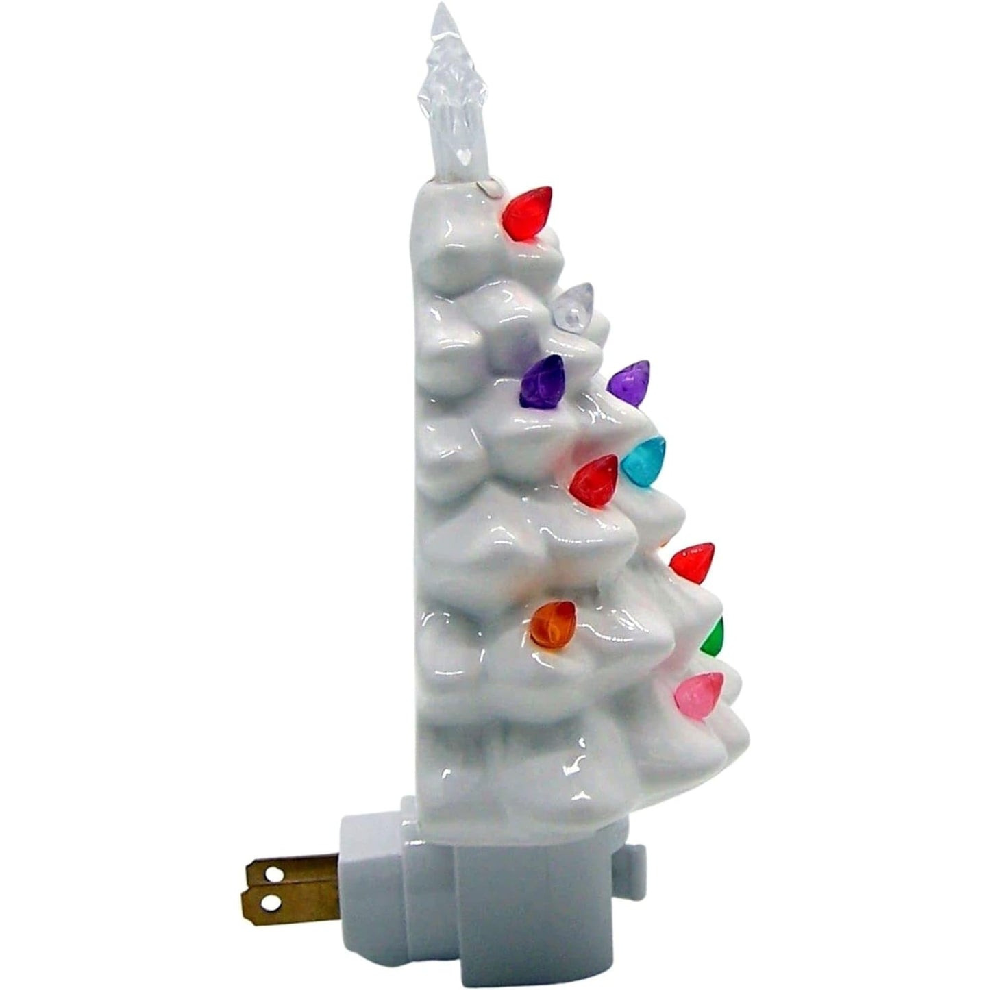 Roman 6.5" H Vintage White Tree Night